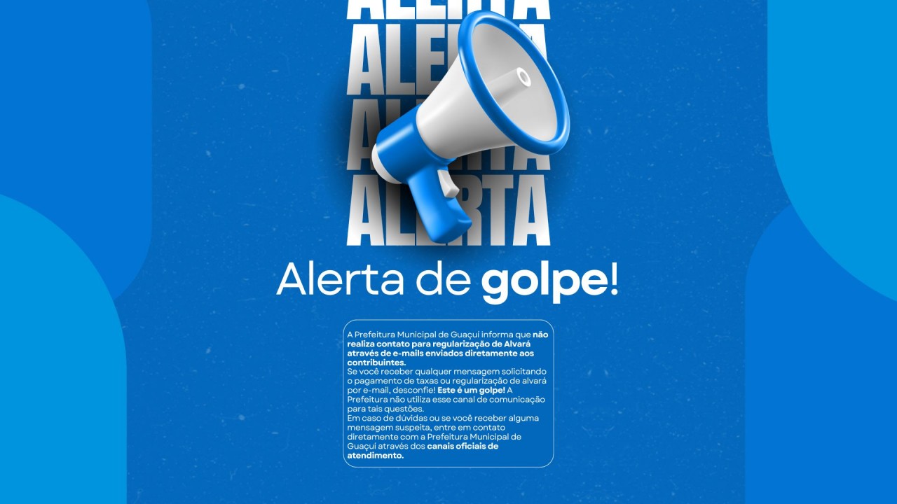ATENÇÃO! GOLPE DE FALSA REGULARIZAÇÃO DE ALVARÁ VIA E-MAIL ATENÇÃO! GOLPE DE FALSA REGULARIZAÇÃO DE ALVARÁ VIA E-MAIL