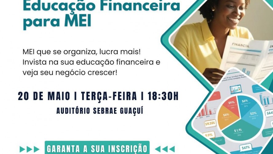 Palestra sobre Educação Financeira para MEI em caps Palestra sobre Educação Financeira para MEI em caps