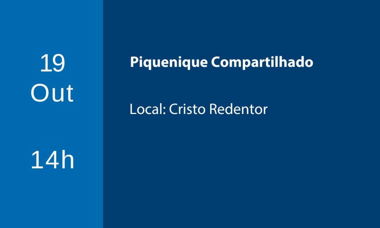 PIQUENIQUE COMPARTILHADO PIQUENIQUE COMPARTILHADO