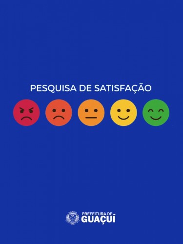 Prefeitura de Guaçuí lança Pesquisa de Satisfação dos Serviços Públicos Prefeitura de Guaçuí lança Pesquisa de Satisfação dos Serviços Públicos