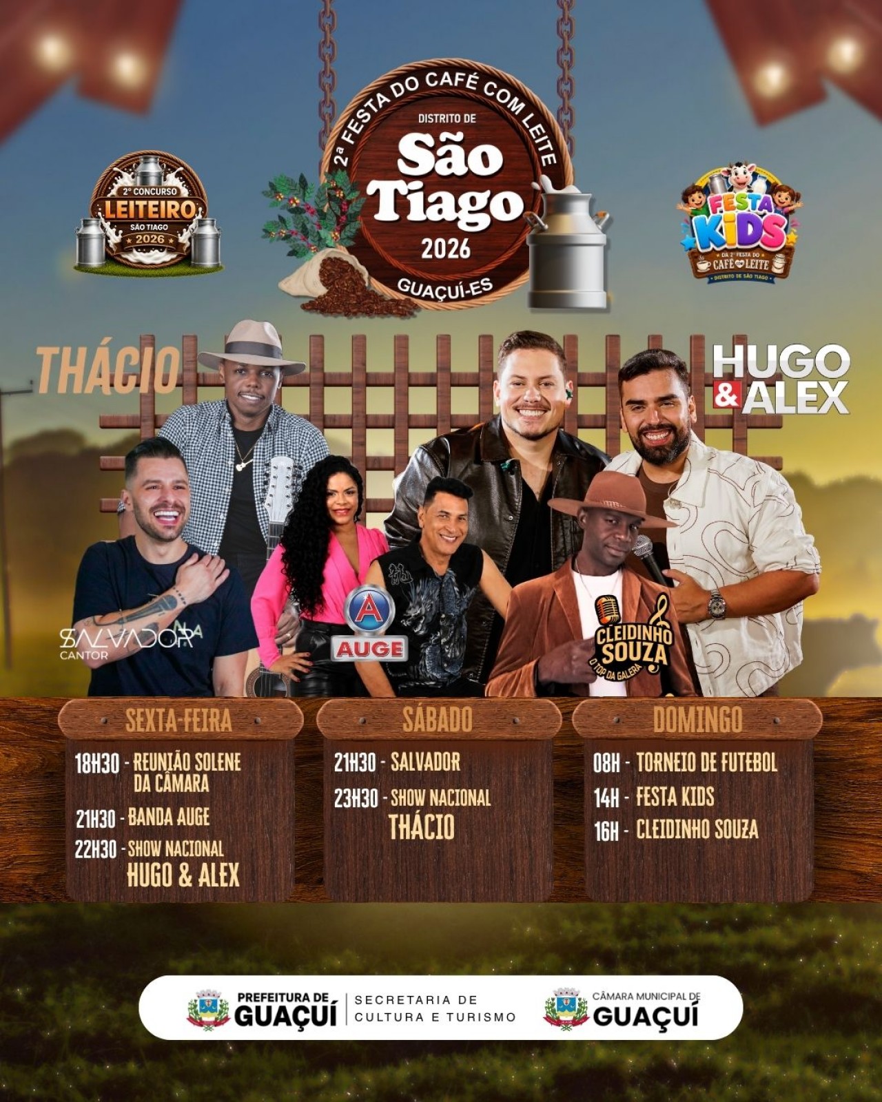 2ª Festa do Café com Leite movimenta o distrito de São Tiago entre os dias 24 e 26 de julho 2ª Festa do Café com Leite movimenta o distrito de São Tiago entre os dias 24 e 26 de julho
